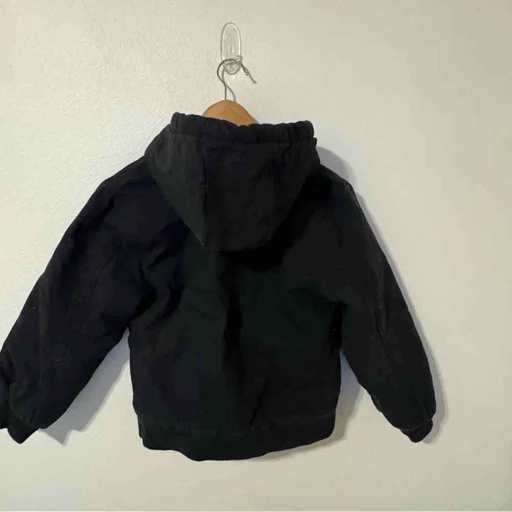Carhartt Duck Canvas Active Jacket Hooded Black Streetwear CP8417-Small (8/10)